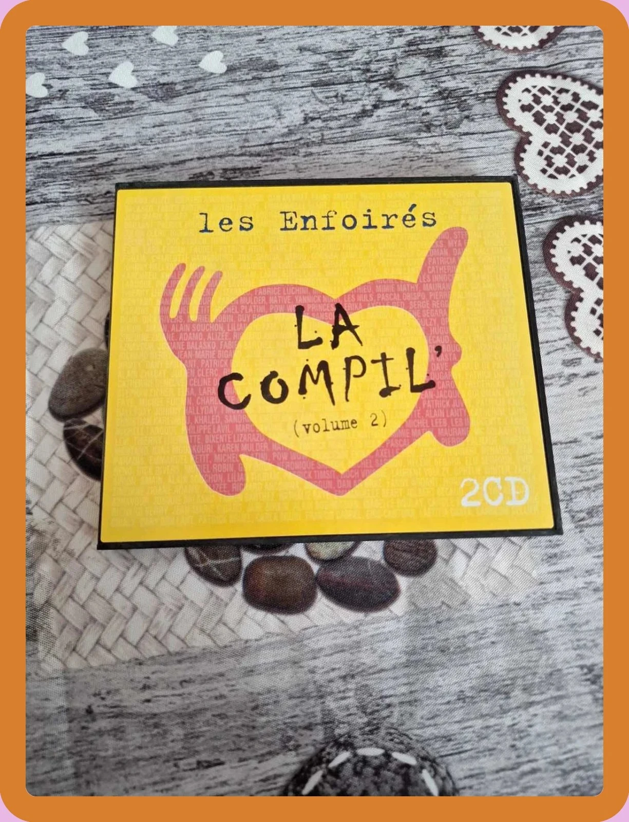 CD les enfoirés la compil